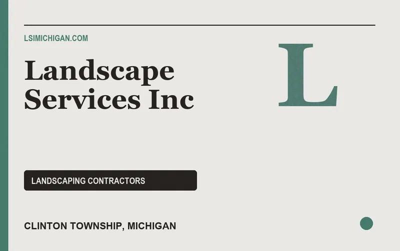 Landscape Services Inc in Clinton Township, Michigan