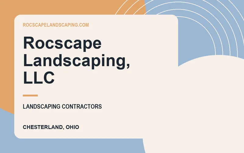 Rocscape Landscaping, LLC in Chesterland, Ohio