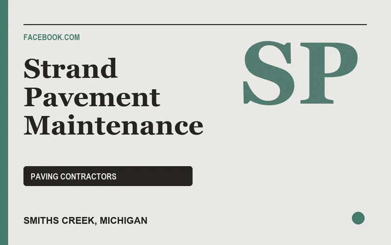 Strand Pavement Maintenance in Smiths Creek, Michigan
