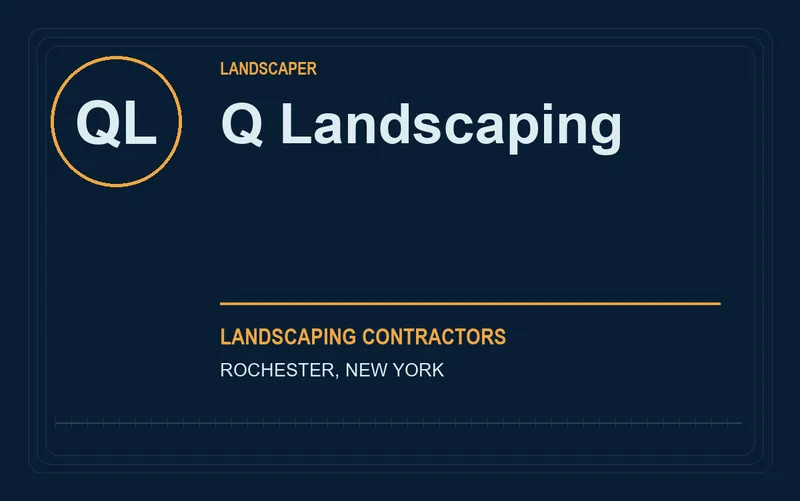 Q Landscaping in Rochester, New York