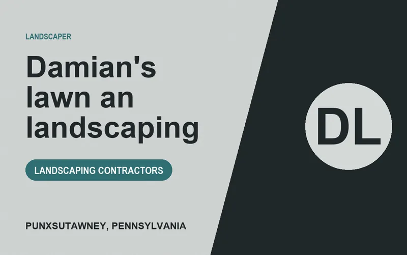 Damian's lawn an landscaping in Punxsutawney, Pennsylvania