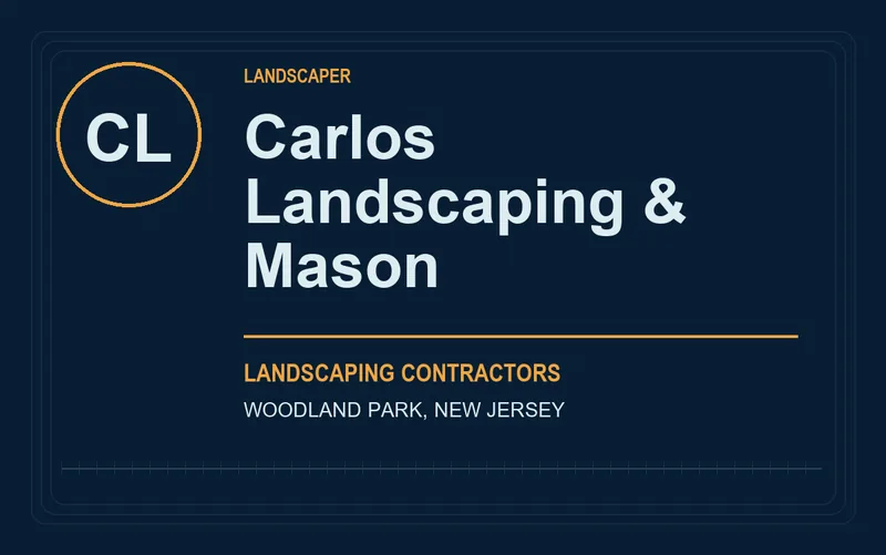 Carlos Landscaping & Mason in Woodland Park, New Jersey