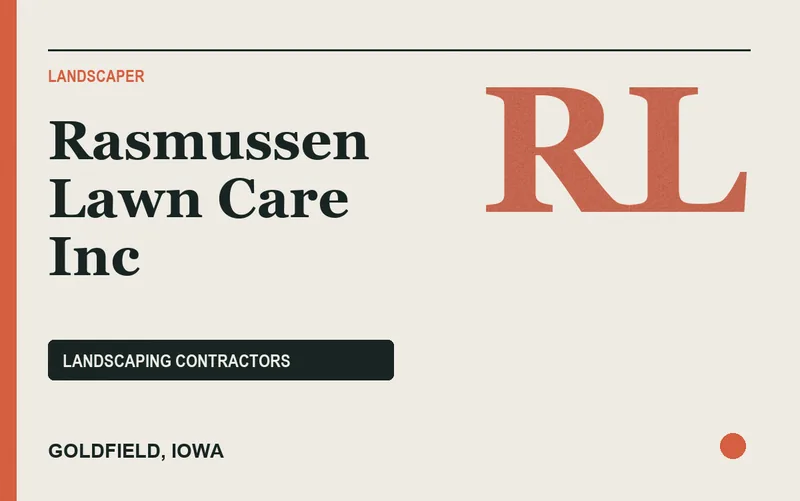 Rasmussen Lawn Care Inc in Goldfield, Iowa