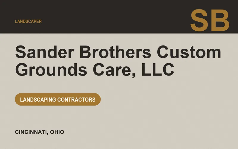 Sander Brothers Custom Grounds Care, LLC in Cincinnati, Ohio