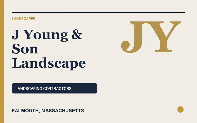 J Young & Son Landscape in Falmouth, Massachusetts