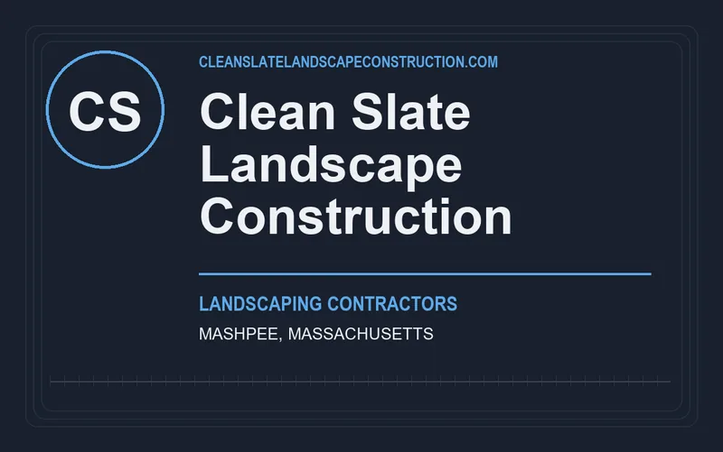 Clean Slate Landscape Construction in Mashpee, Massachusetts