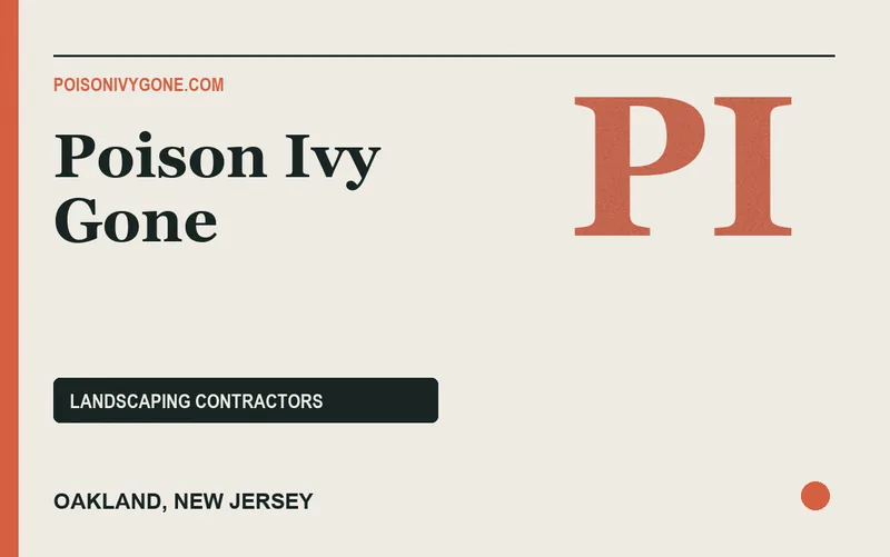 Poison Ivy Gone in Oakland, New Jersey