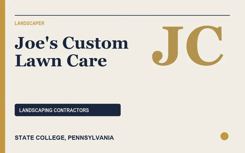 Joe's Custom Lawn Care in State College, Pennsylvania