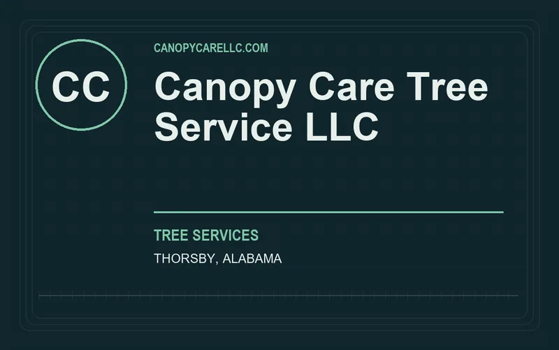 Canopy Care Tree Service LLC in Thorsby, Alabama