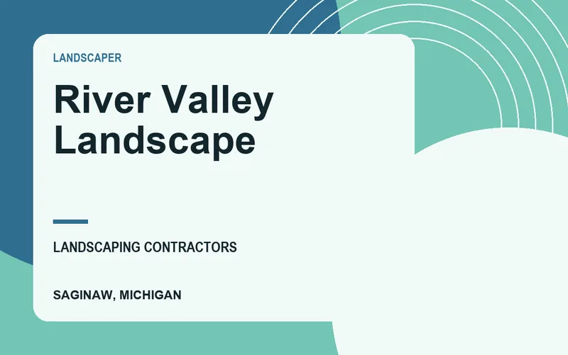 River Valley Landscape in Saginaw, Michigan
