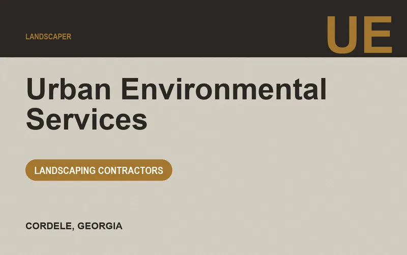 Urban Environmental Services in Cordele, Georgia