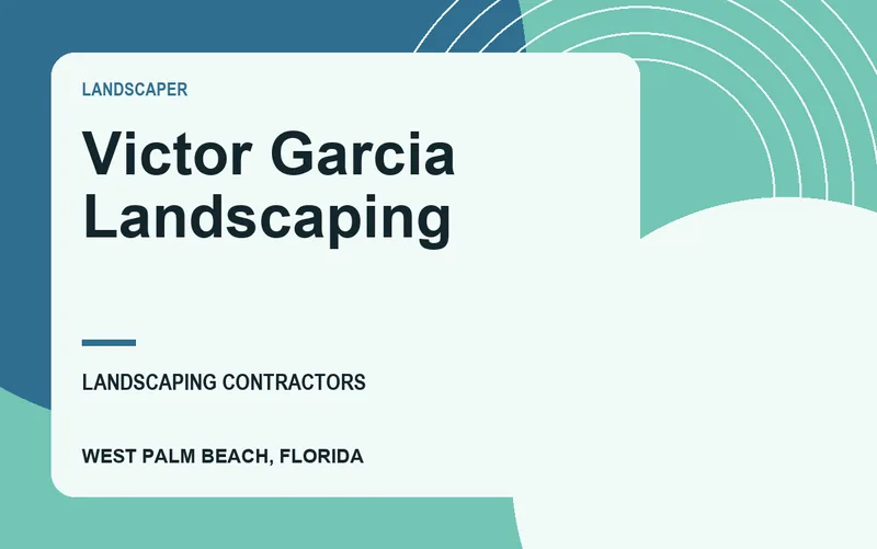 Victor Garcia Landscaping in West Palm Beach, Florida