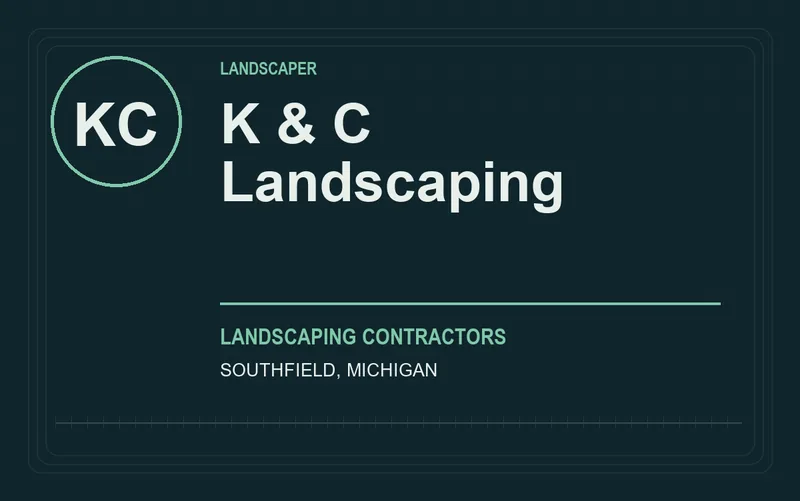 K & C Landscaping in Southfield, Michigan