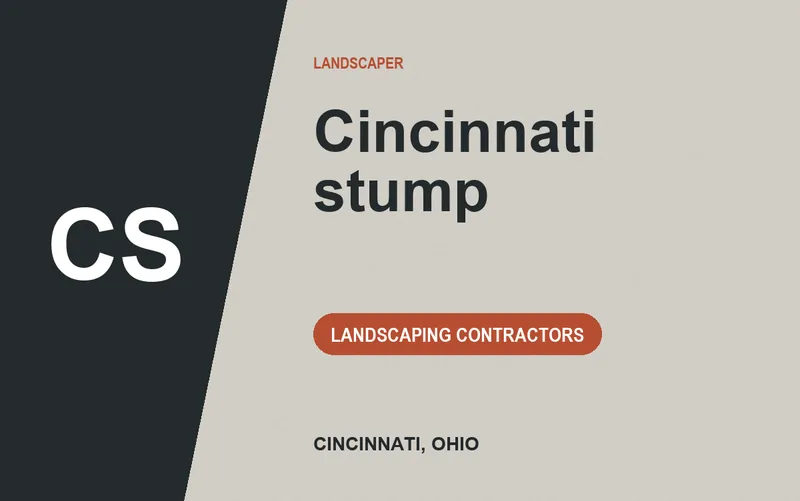 Cincinnati stump in Cincinnati, Ohio