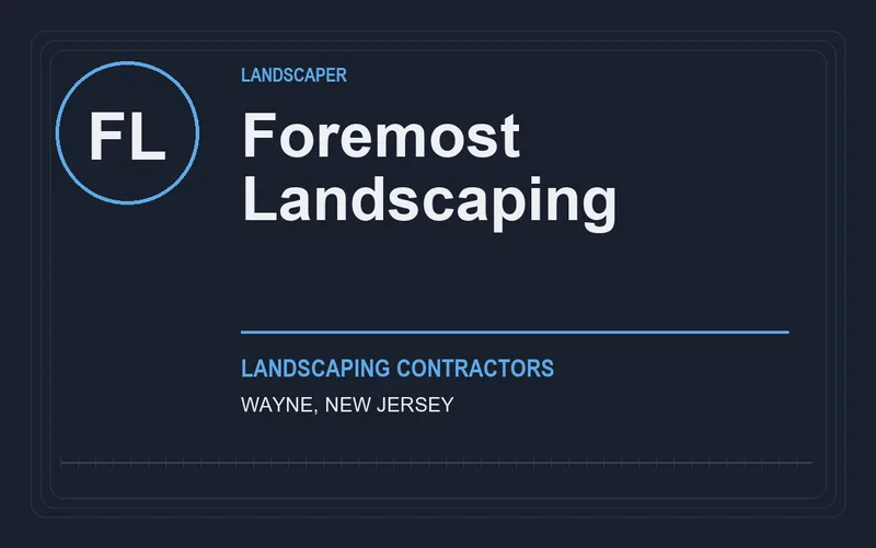 Foremost Landscaping in Wayne, New Jersey