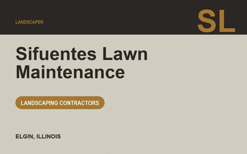 Sifuentes Lawn Maintenance in Elgin, Illinois
