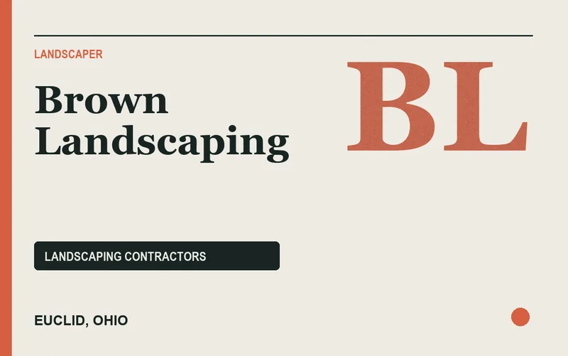 Brown Landscaping in Euclid, Ohio