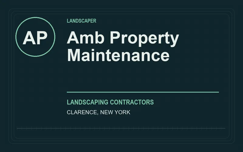 AMB PROPERTY MAINTENANCE in Clarence, New York