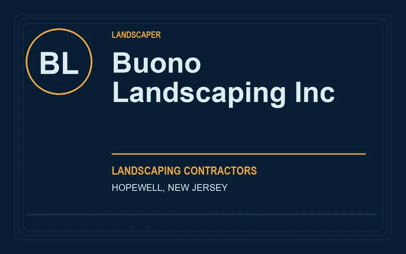 Buono Landscaping Inc in Hopewell, New Jersey