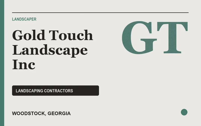 Gold Touch Landscape Inc in Woodstock, Georgia