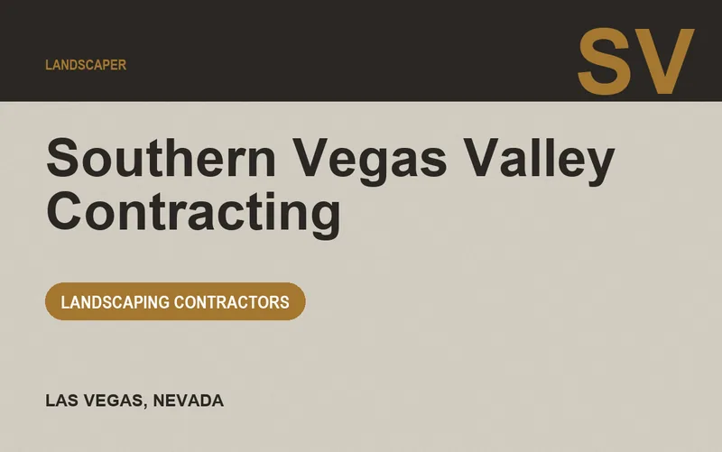 Southern Vegas Valley Contracting in Las Vegas, Nevada