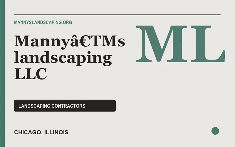 Mannyâ€TMs landscaping LLC in Chicago, Illinois