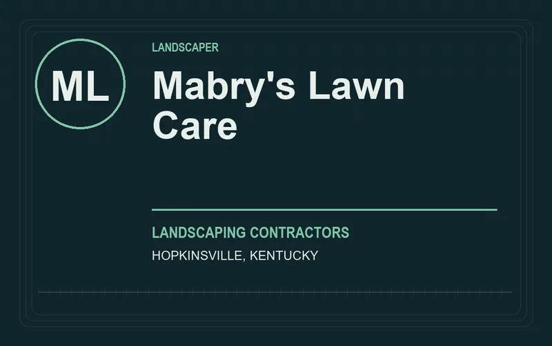 Mabry's Lawn Care in Hopkinsville, Kentucky