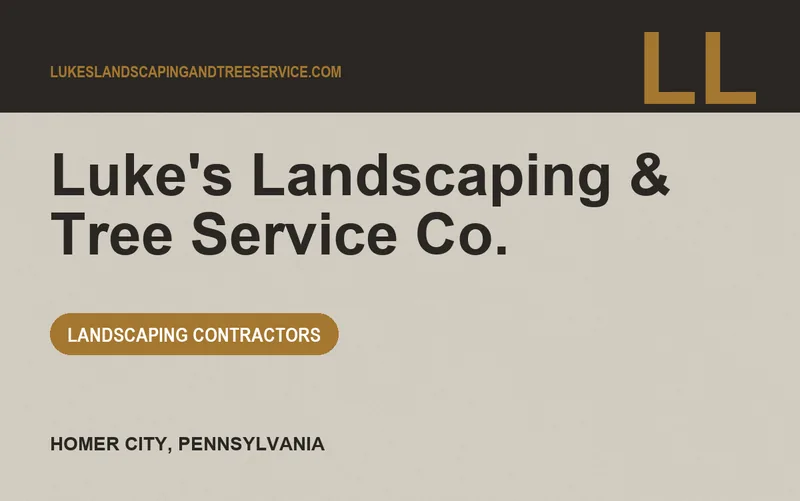 Luke's Landscaping & Tree Service Co. in Homer City, Pennsylvania