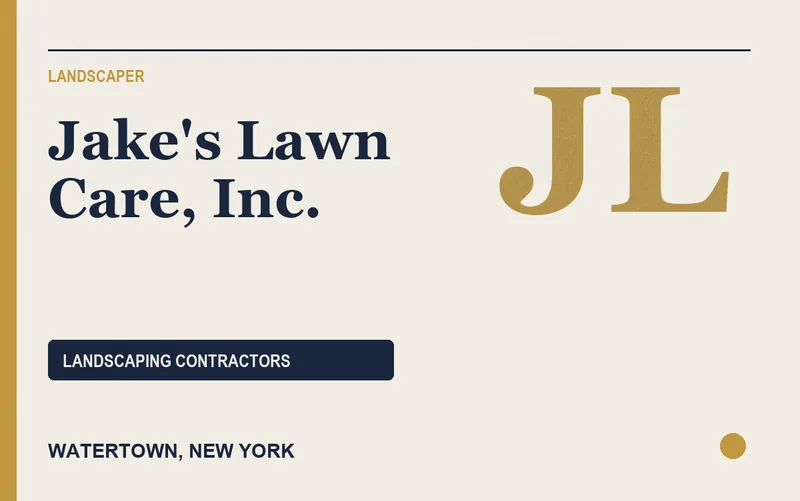 Jake's Lawn Care, Inc. in Watertown, New York