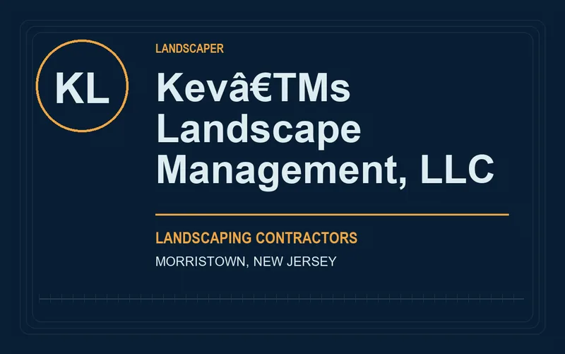 Kevâ€TMs Landscape Management, LLC in Morristown, New Jersey