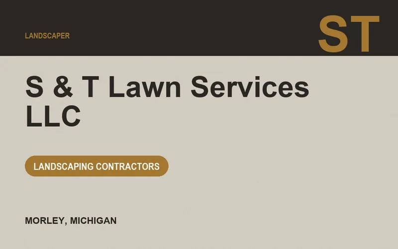S & T Lawn Services LLC in Morley, Michigan
