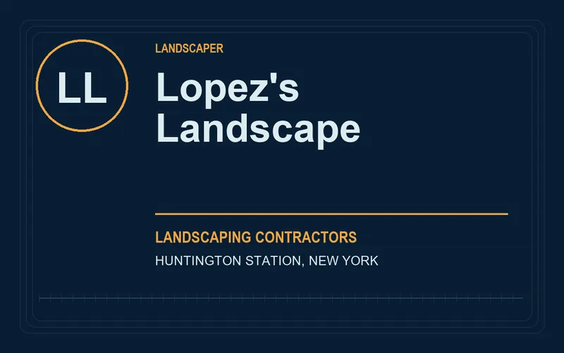 Lopez's Landscape in Huntington Station, New York