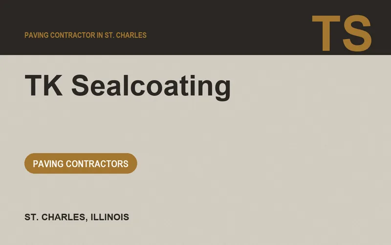 TK Sealcoating in St. Charles, Illinois