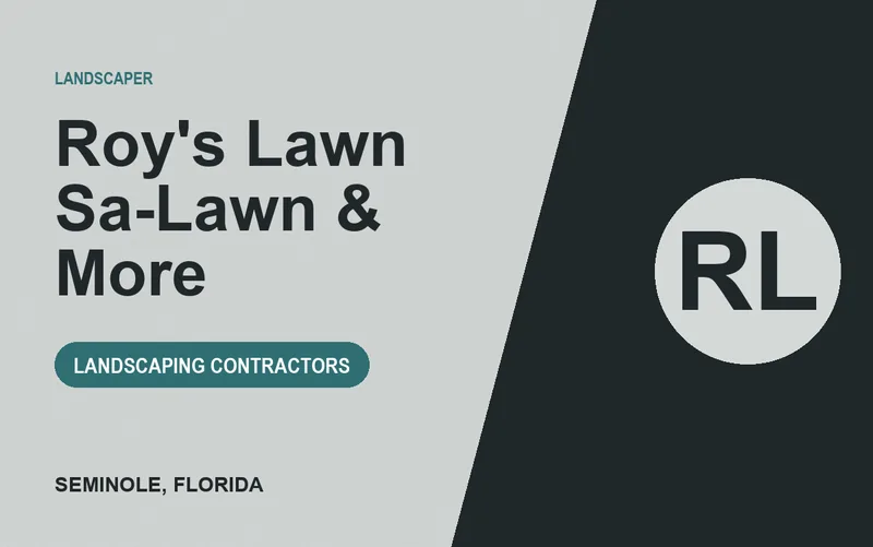 Roy's Lawn Sa-Lawn & More in Seminole, Florida