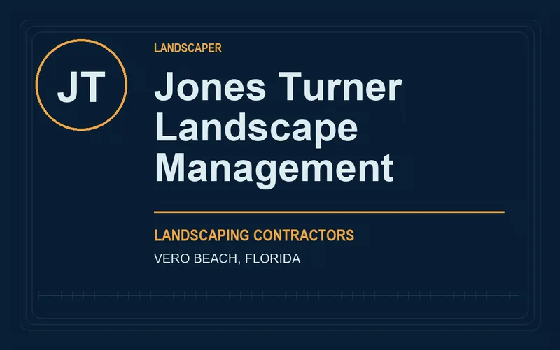 Jones Turner Landscape Management in Vero Beach, Florida