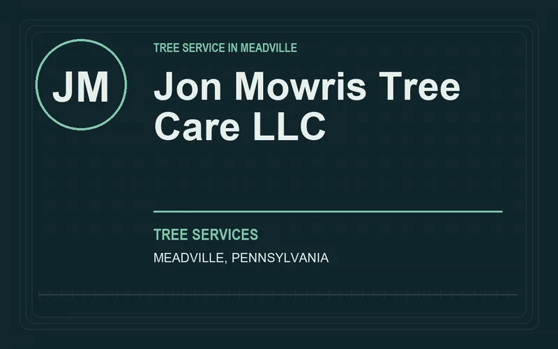 Jon Mowris Tree Care LLC in Meadville, Pennsylvania