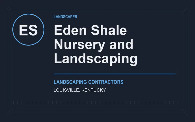 Eden Shale Nursery and Landscaping in Louisville, Kentucky