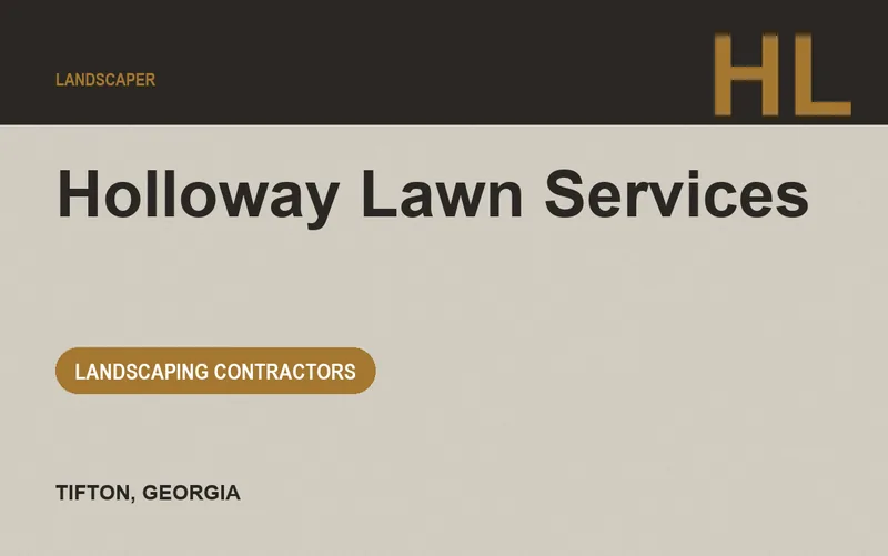 Holloway Lawn Services in Tifton, Georgia