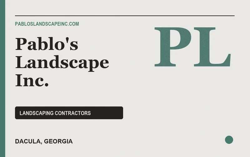 Pablo's Landscape Inc. in Dacula, Georgia