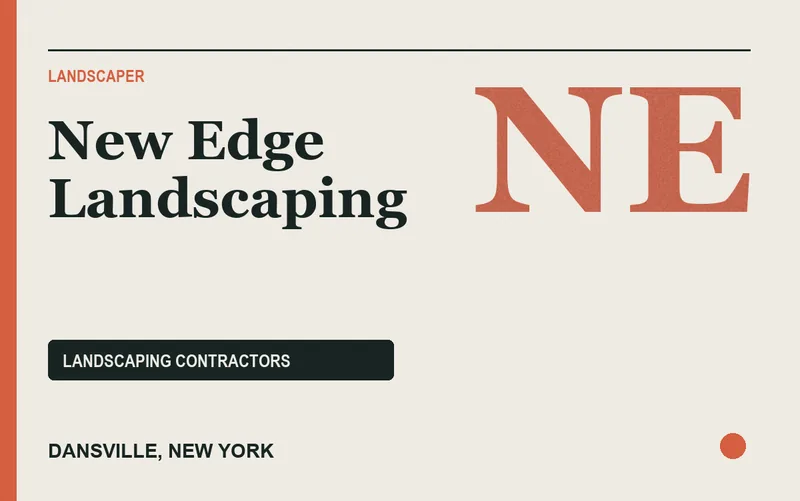 New Edge Landscaping in Dansville, New York