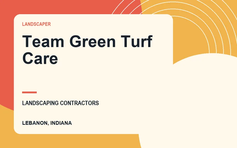 Team Green Turf Care in Lebanon, Indiana