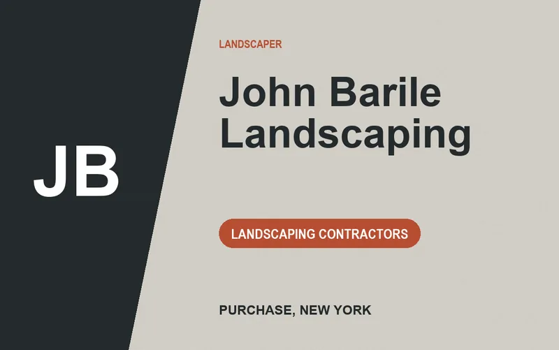 John Barile Landscaping in Purchase, New York