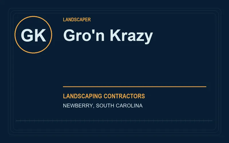Gro'n Krazy in Newberry, South Carolina