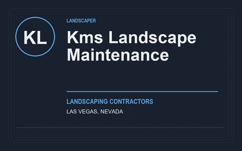 Kms Landscape Maintenance in Las Vegas, Nevada