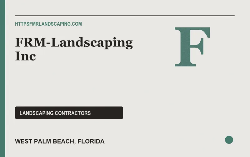FRM-Landscaping Inc in West Palm Beach, Florida
