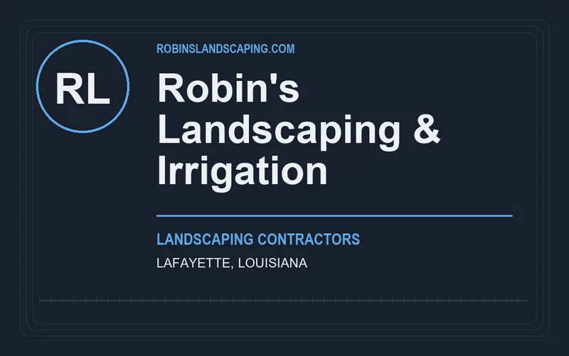 Robin's Landscaping & Irrigation in Lafayette, Louisiana