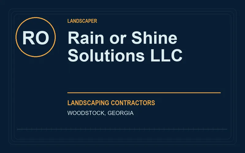 Rain or Shine Solutions LLC in Woodstock, Georgia
