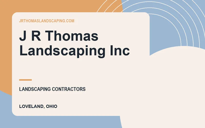 J R Thomas Landscaping Inc in Loveland, Ohio