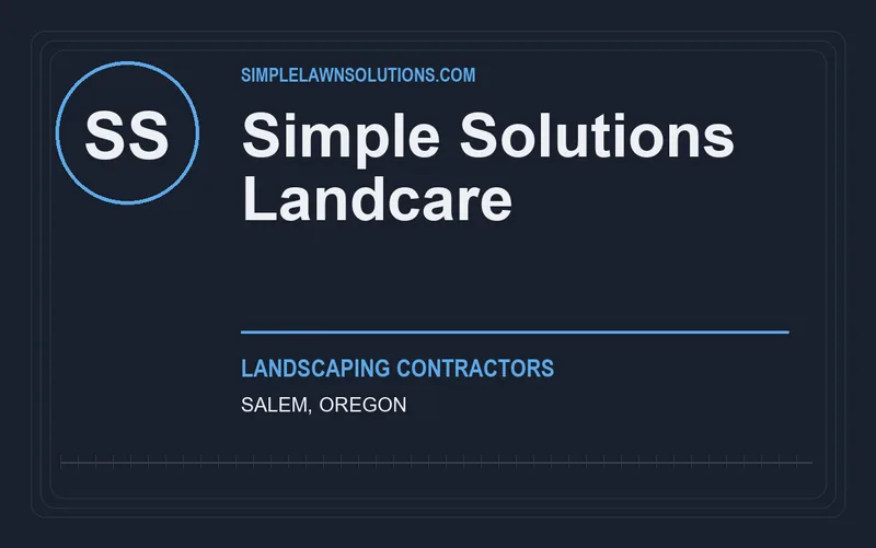 Simple Solutions Landcare in Salem, Oregon