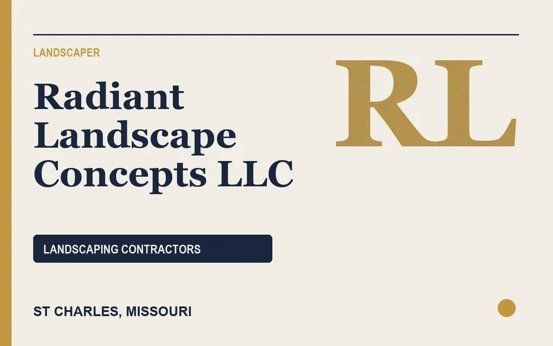 RADIANT LANDSCAPE CONCEPTS LLC in St Charles, Missouri